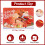 6Pcs Holiday Placemats Red Tableware Insulation Mats for Dining Table 2