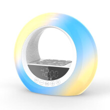 Sunrise Alarm Clock Wake Light Clock with Night Light Desk Clock for Heavy Sleepers Bedroom Sleep Aid