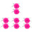 8Pièces Pompons En Fourrure Synthétique Pour DIY 4