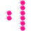 8Pièces Pompons En Fourrure Synthétique Pour DIY 8