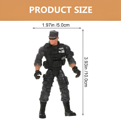 Soldier Model Accessory Set Realistic Army Ranger 6 pcs 1