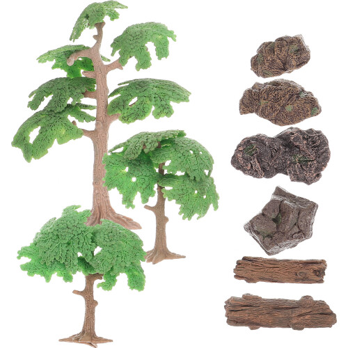 4Sets Mini Resin Ornament Für Garten DIY 1