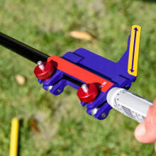 Golf-Schwung-Effizienztrainer in Blau – Kompaktes und tragbares Design
