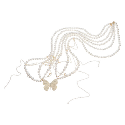 4Pièces Ceinture Perles Style Chic 1
