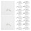 150Pièces Cartes De Placement Mariage Style Feuillage Élégant 2