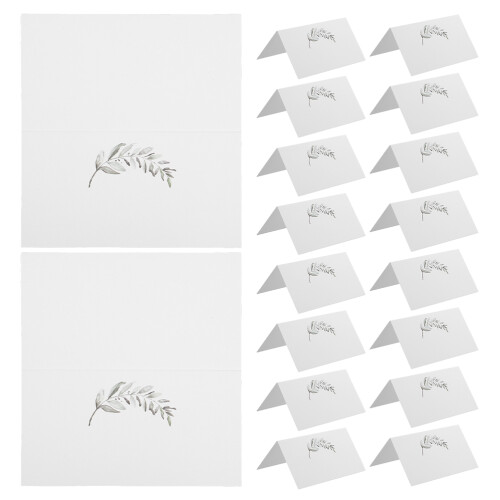 150Pièces Cartes De Placement Mariage Style Feuillage Élégant 1