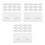 150Pièces Cartes De Placement Mariage Style Feuillage Élégant 5