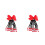2Pièces Extensions Tressées Rouge Enfants Costume 8