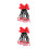 2Pièces Extensions Tressées Rouge Enfants Costume 10