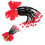 2Pièces Extensions Tressées Rouge Enfants Costume 11