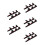 5Paires Porte-Batte Baseball Mural Polyvalent Noir, Usage 4