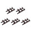 5Paires Porte-Batte Baseball Mural Polyvalent Noir, Usage 9
