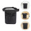 8Pièces Infirmière Nylon Noir Ceinture Confortable 11