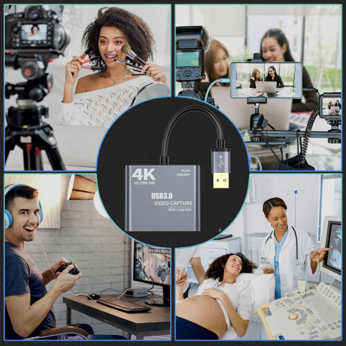 Κάρτα λήψης βίντεο 4K HDMI σε USB 3.0 1