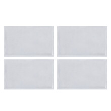 96Pcs Light Grey Transparent Plastic Self Adhesive Packaging Bags