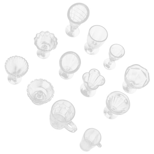 12Sets Eisbecher Transparent Für DIY Bastelbedarf
