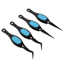 16Stk Pinzette Nagelkunst Schwarz Crafting