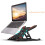 Ergonomisk justerbart laptopstativ med telefonholder 3