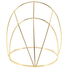 2Stk Goldene Headdress Rahmen Stabil Für Traditionelle Haarkrone DIY