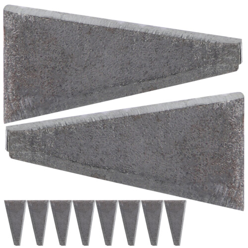50Pièces Coin De Fixation Pour Manche De Hache Acier Carbone Robuste