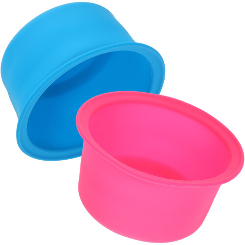 6Pièces Pot Silicone Résistant Chauffe Cire Pour Épilation
