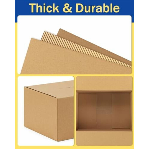 Caixas de envio brancas 9x6x4 polegadas – Pacote com 40 2
