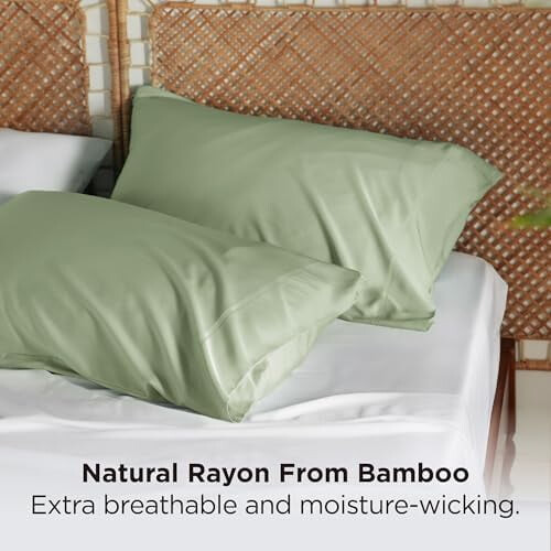 Kussensloopset van bamboe en rayon, kingsize, 2 stuks 2