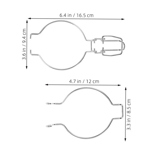 24Stk Glasbügel Für Einmachgläser Dichtdeckel Silber Robust 1