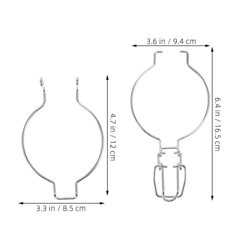 24Stk Glasbügel Für Einmachgläser Dichtdeckel Silber Robust 2