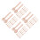 4Ensembles Ensemble Mini Couverts Bois Clair Pour Glaces Gâteaux 4