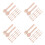 4Ensembles Ensemble Mini Couverts Bois Clair Pour Glaces Gâteaux 5