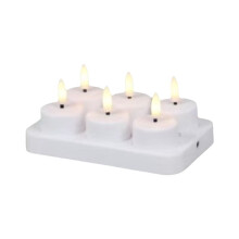 LED Flameless Candle Light Battery Operated LED Candles Lights Halloween Christmas Party Decor Candle Light 6PCS