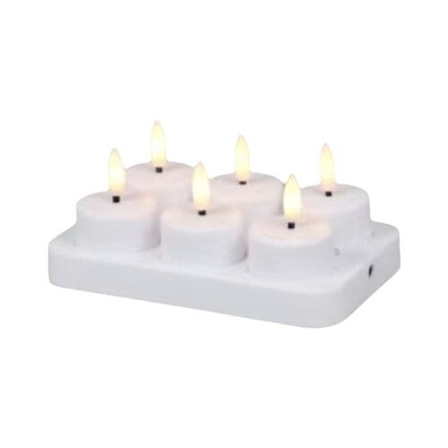 Velas LED Sin Llama con Pilas, 6 Unidades 1