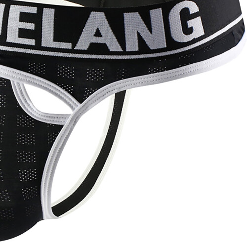 String pour homme, respirant, noir, lot de 1 2