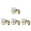 16Pcs White Iron Concealed Fire Sprinkler Covers for Ceiling Systems 11