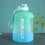 Μπουκάλι νερού χωρίς BPA, στεγανό, με λαβή, 54oz (0,42gal) – Μπουκάλι γυμναστικής για 5