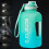 Μπουκάλι νερού χωρίς BPA, στεγανό, με λαβή, 54oz (0,42gal) – Μπουκάλι γυμναστικής για 6