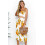 Abito da donna con gonna lunga e blusa floreale. 2
