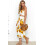 Abito da donna con gonna lunga e blusa floreale. 3