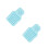 2Pcs Comfortable Foldable Bathtub Cushion Sky-Blue for Relaxing Bath 5