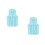 2Pcs Comfortable Foldable Bathtub Cushion Sky-Blue for Relaxing Bath 8
