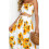 Abito da donna con gonna lunga e blusa floreale. 5