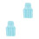 2Pcs Comfortable Foldable Bathtub Cushion Sky-Blue for Relaxing Bath 9