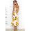 Abito da donna con gonna lunga e blusa floreale. 6