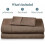 Σετ σεντονιών Twin XL – 1800 Ultra-Soft Microfiber, Διπλά Βουρτσισμένα, Βαθιές Τσέπες, 3 τεμάχια 7