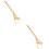 2Pcs Rust-Proof Golden Watermelon Cutting Tool Fork for Household Use 6