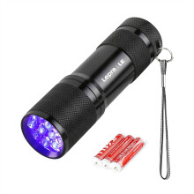 Lepro LE UV Torch, 9 LED 395nm Ultraviolet Flashlight, Blacklight