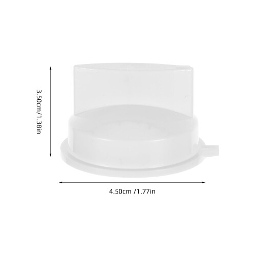 unbranded 4 Pcs Mechanical Timer Switch Lamp Replacement Turn Knob White 2