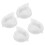 unbranded 4 Pcs Mechanical Timer Switch Lamp Replacement Turn Knob White 8
