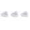 3Pcs Non-Stick White Silicone Cheese Mold for Home Baking Use 4